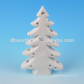 2016 new design white porcelain christmas tree decoration